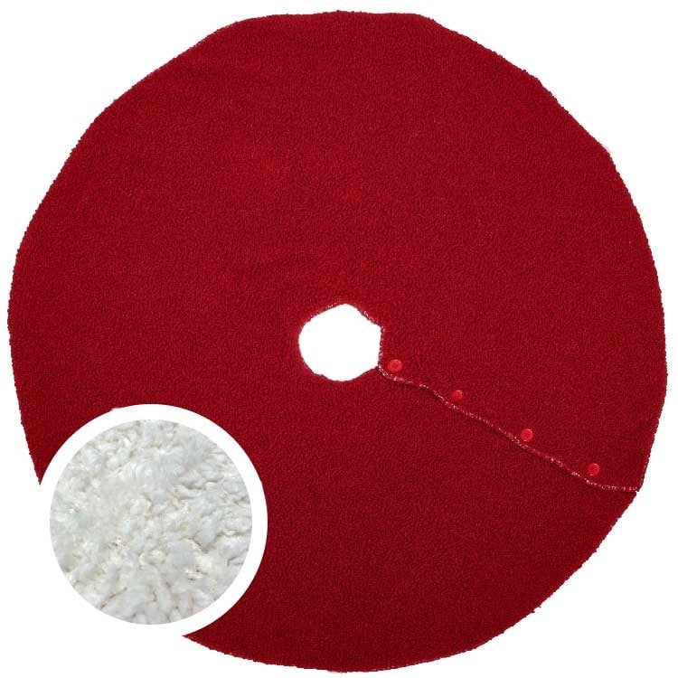 Unique Living - Treeskirt Romie - 90Øcm - Red