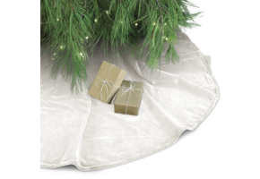 Unique Living - Treeskirt Kelsey 120Øcm off white - Kerstboomkleed