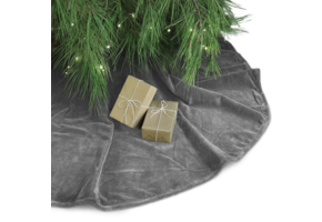 Unique Living - Treeskirt Kelsey 120Øcm dark grey - Kerstboomkleed