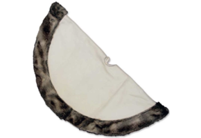 Unique Living - Cosy Christmas treeskirt 90cm Ø white - Kerstboomkleed