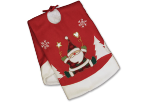 Unique Living - Xmas with love treeskirt santa - Kerstboomkleed