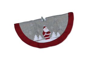 Unique Living - Treeskirt Santa Party 90cm Ø - Kerstboomkleed