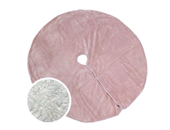 Unique Living - Treeskirt Coby 110cm Ø old pink - Kerstboomkleed