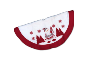 Unique Living - Treeskirt Winterland 90cm Ø santa - Kerstboomkleed