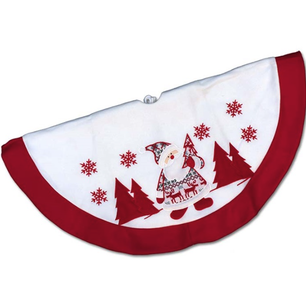 Unique Living - Treeskirt Winterland 90cm Ø santa - Kerstboomkleed