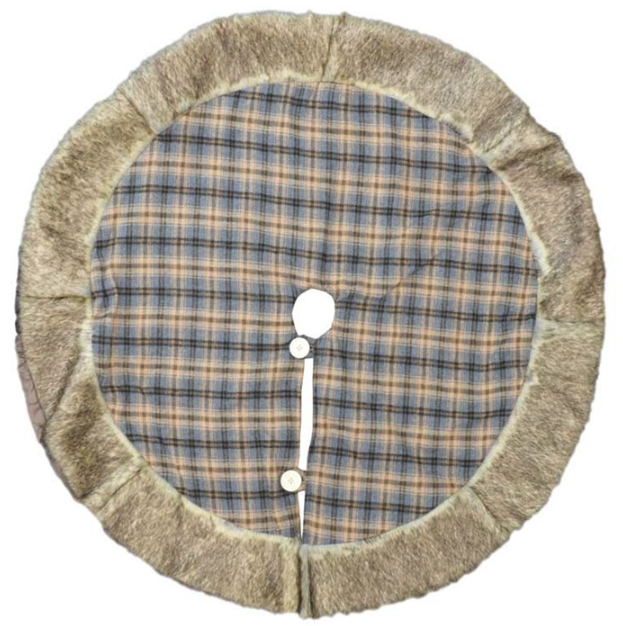 Unique Living - Treeskirt Noud 90cm Ø dessin 2 - Kerstboomkleed