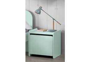LUCEVI - Kiddy Kindernachtkastje- Hout - Groen - 40x36x41cm