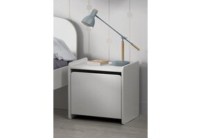 LUCEVI - Kiddy Kindernachtkastje- Hout - Wit - 40x36x41cm