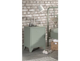 LUCEVI - Bronxx KindernachtkastjeMat - Metaal - Groen - 40x40x60.5 cm