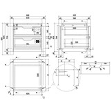 LUCEVI - Alex Kindernachtkastje- Hout - Beige - 50x45x45cm