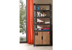 LUCEVI - Boekenkast Serie Alex - 80x40x200 CM