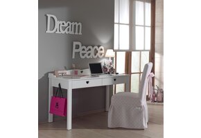 LUCEVI - Amori Bureau - Hout - Wit - 130x60x84.5 cm