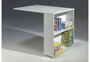 LUCEVI - Pino Bureau/halfhoogslaper - Hout - Wit - 94x67.9 x72cm