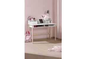 LUCEVI - Kiddy Bureau Met Opzet - Hout - Wit - 120x55x90cm