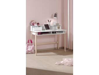 LUCEVI - Kiddy Bureau Met Opzet - Hout - Wit - 120x55x90cm