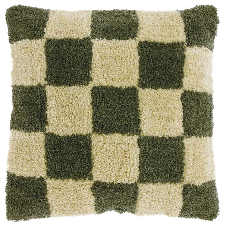 Unique Living - Sierkussen Ziva Winter Green -45x45cm