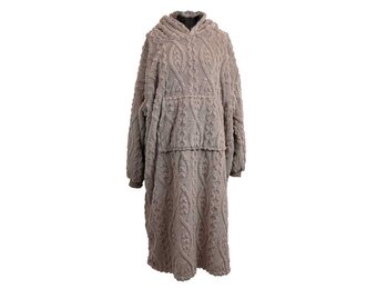 Unique Living - Hoodie Pleun Taupe -78x120cm