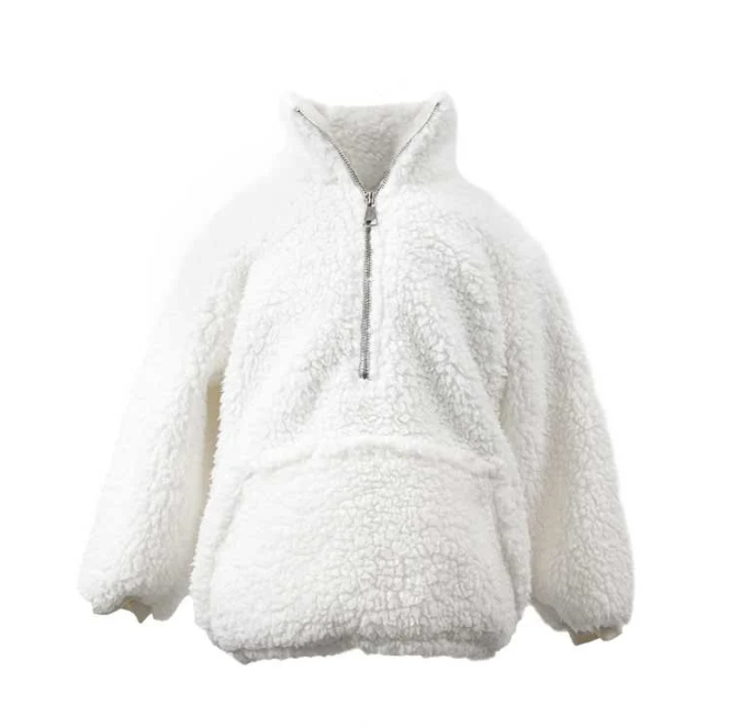 Unique Living - Hoodie Willow Kids Dove White -43x47cm