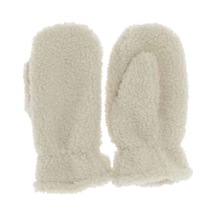 Unique Living - Handschoen Teddy Dove White -23x11cm