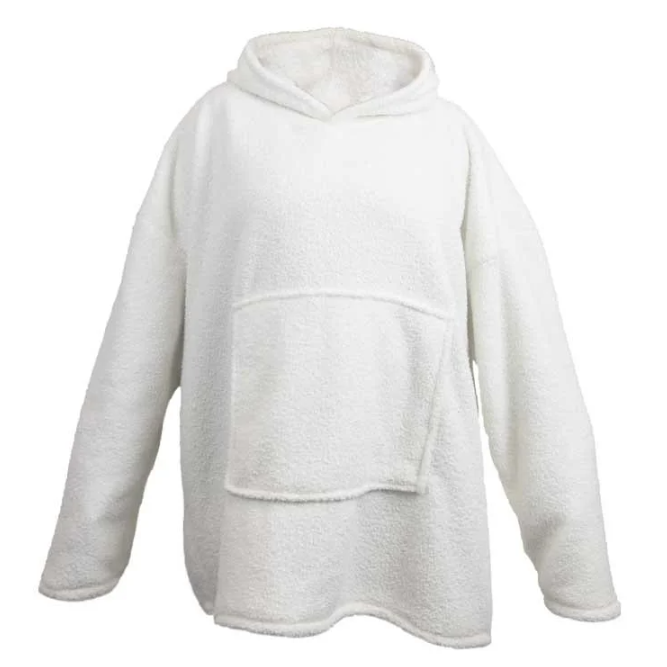 Unique Living - Hoodie Luna Dove White -70x87cm
