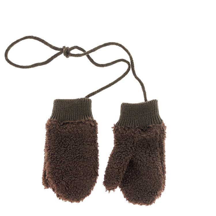 Unique Living - Handschoen Teddy Taupe -18x9cm