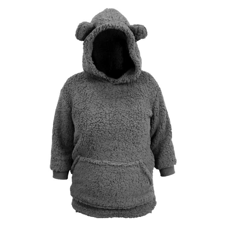 Unique Living - Hoodie kids Pippa Dark Grey -50x70cm