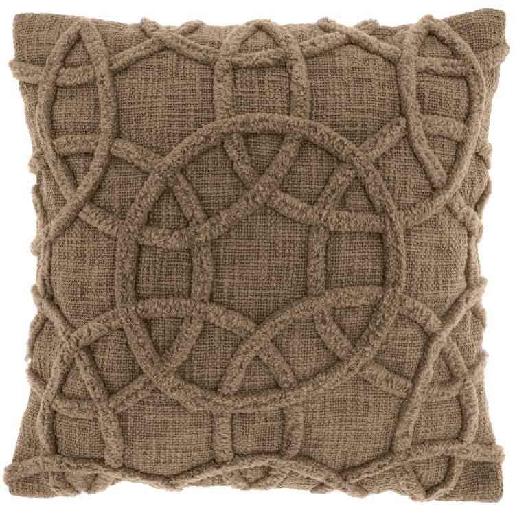 Unique Living - Sierkussen Everon Taupe -45x45cm