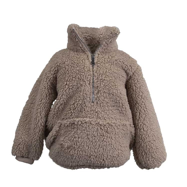 Unique Living - Hoodie Willow KidsTaupe -43x47cm