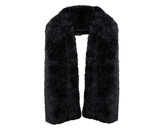 Unique Living - Sjaal Wanda Black -190x30cm