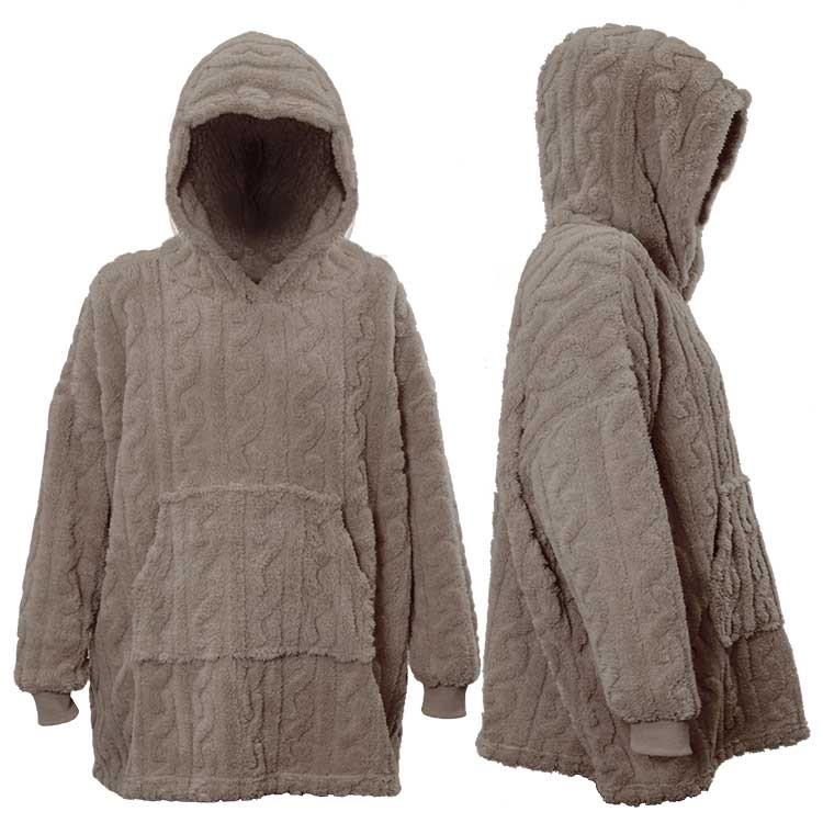 Unique Living - Hoodie Pleun Taupe -70x57x87cm