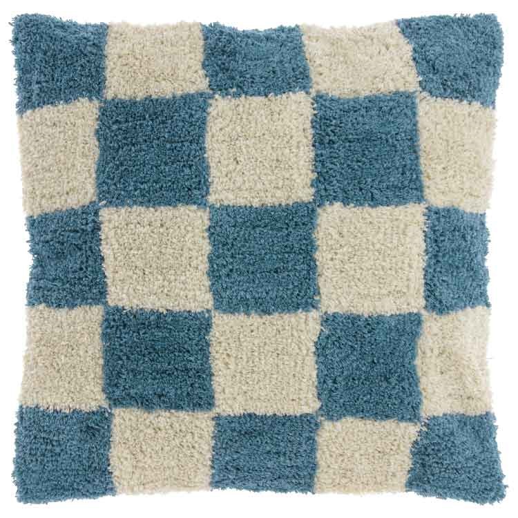 Unique Living - Sierkussen Ziva Jeans Blue -45x45cm