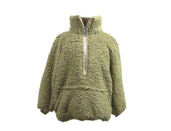 Unique Living - Hoodie Willow Kids Tea Green -43x47cm
