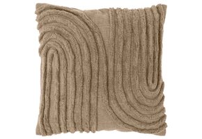 Unique Living - Sierkussen Maeve Taupe -45x45cm