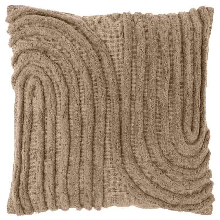 Unique Living - Sierkussen Maeve Taupe -45x45cm