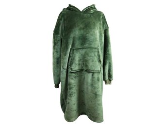 Unique Living - Hoodie Oversized Winter Green -70x110cm