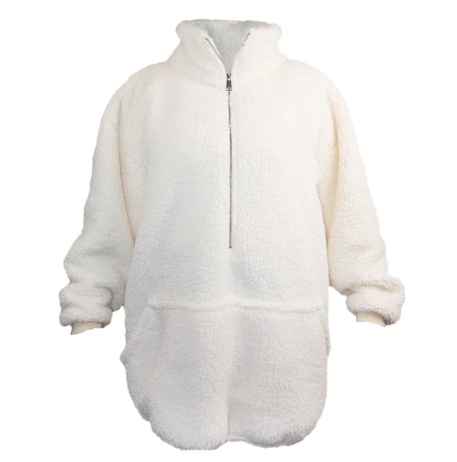 Unique Living - Hoodie Willow Dove White -70x87cm