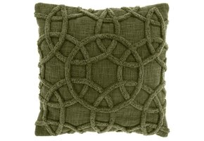 Unique Living - Sierkussen Everon Winter Green -45x45cm