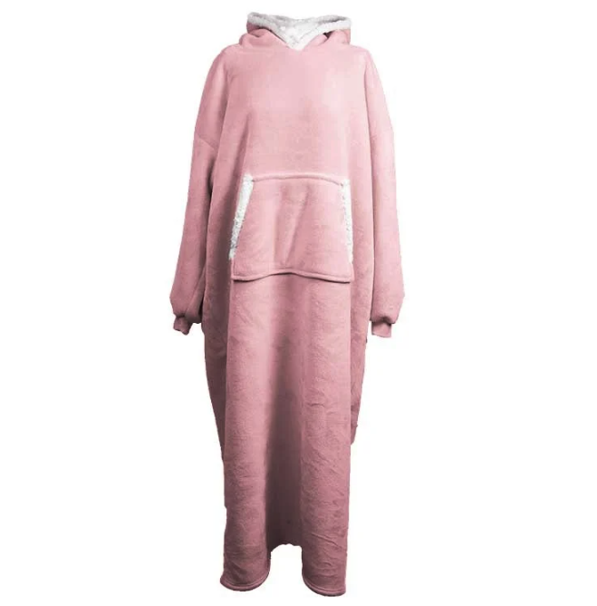 Unique Living - Hoodie Oversized old Pink -75x150cm
