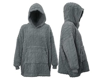 Unique Living - Hoodie Pleun Dark Grey -70x57x87cm