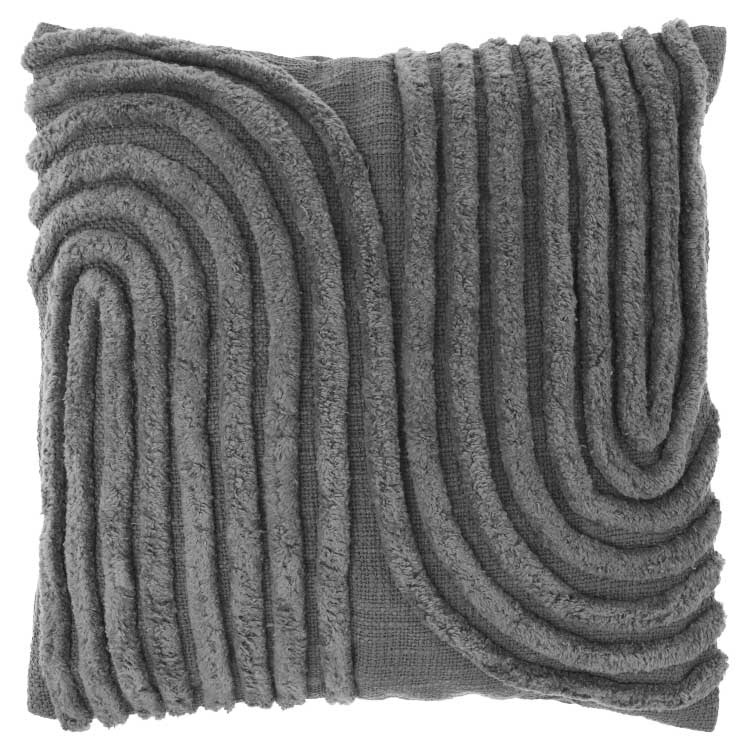 Unique Living - Sierkussen Maeve Dark Grey -45x45cm