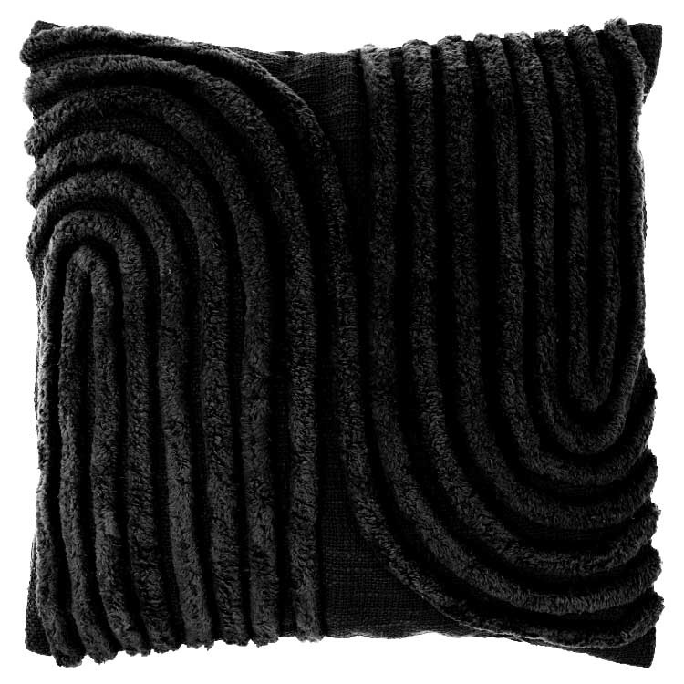 Unique Living - Sierkussen Maeve Black -45x45cm