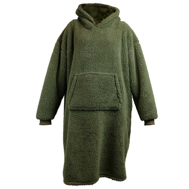 Unique Living - Hoodie Teddy Winter Green -70x110cm
