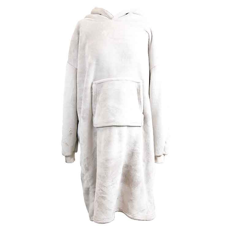 Unique Living - Hoodie Oversized Dove White -70x110cm