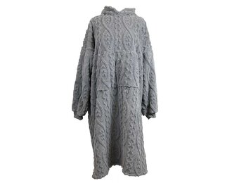 Unique Living - Hoodie Pleun Dark Grey -78x120cm