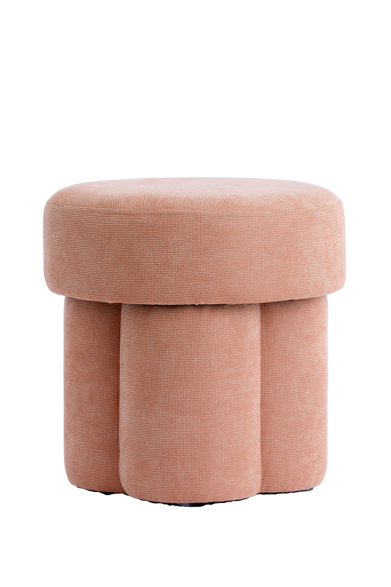 Light & Living - Poef CURTEA - Ø42x43cm - Oranje