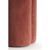 Light & Living - Poef NALANI - Ø38x45cm - Rood