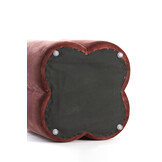 Light & Living - Poef NALANI - Ø38x45cm - Rood