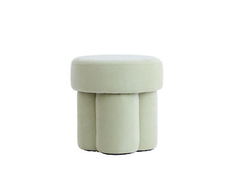 Light & Living - Poef CURTEA - Ø42x43cm - Groen