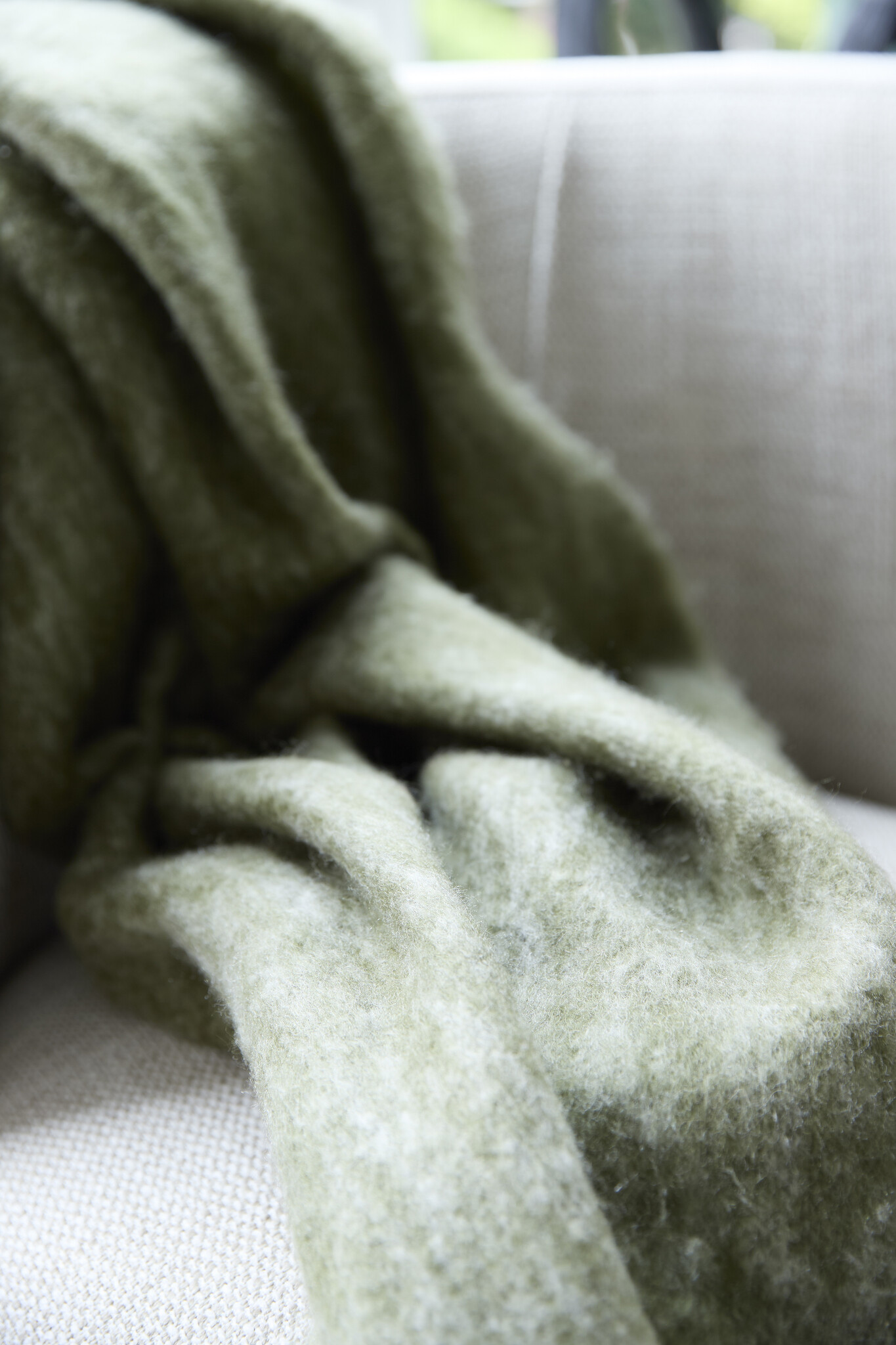 Light & Living - Plaid GUADA - 170x130x0.5cm - Groen