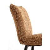 Light & Living - Eetkamerstoel VADENI - Set van 2 - 58x48x85cm - Geel